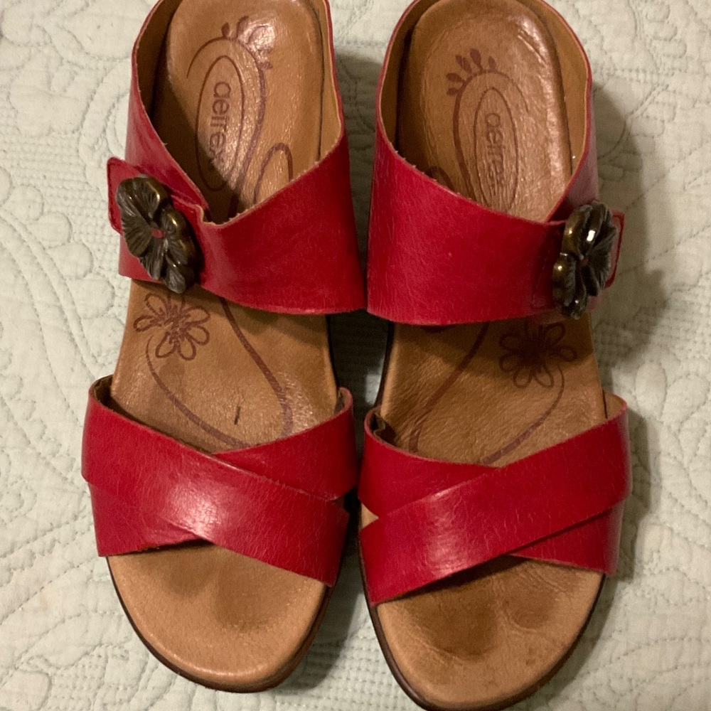 Aetrex Red Women's Heels